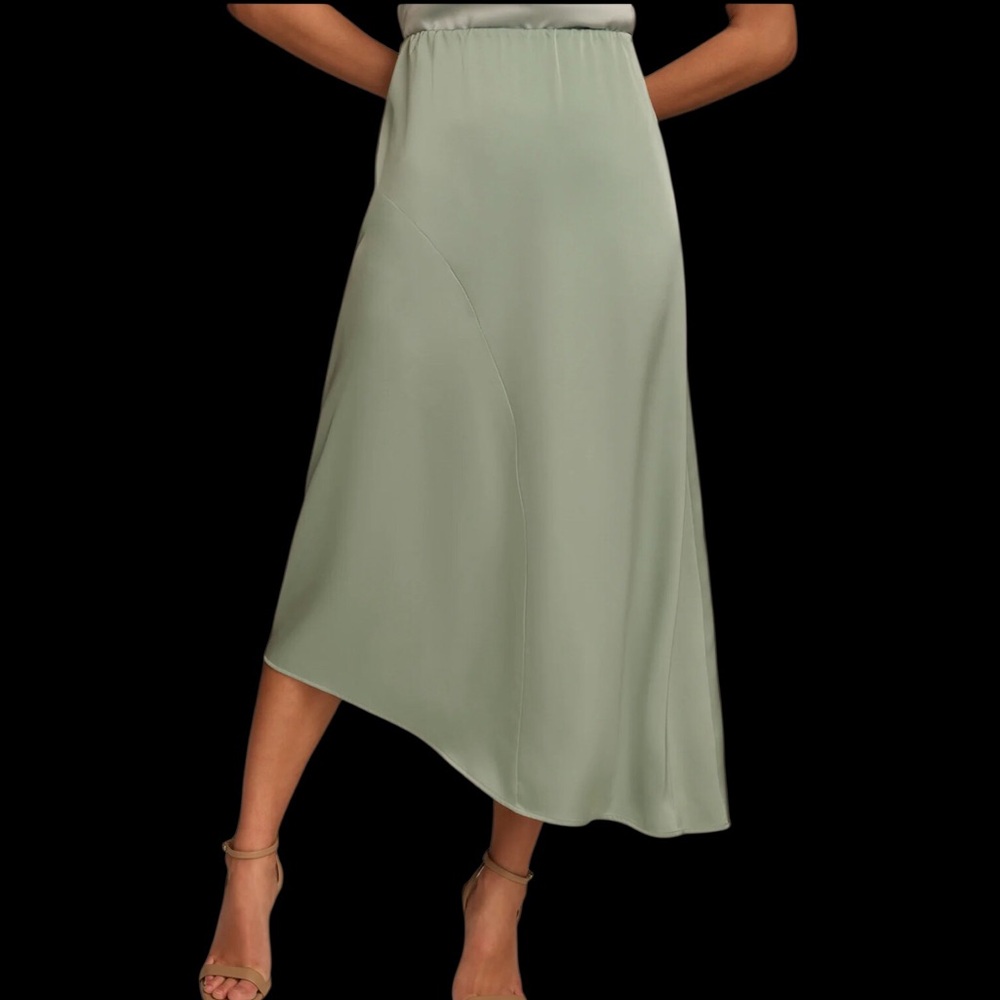 NWT Donna Karan Asymmetric Flare Hem Skirt